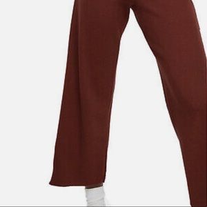 MATE organic thermal wide leg pants NWT